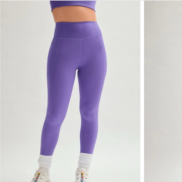 GIRLFRIEND COLLECTIVE: Violet Compressive High Rise Legging, Sold Out Color - Picture 2 of 4